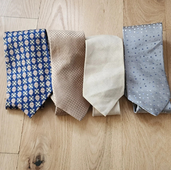 Valentino, Armani,  Ted baker, Polo. Set 4 of ties - Picture 1 of 6